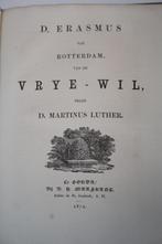 Luther & Erasmus over knechtelijke wil en vrije wil (1872), Antiek en Kunst, Antiek | Boeken en Bijbels, Ophalen of Verzenden