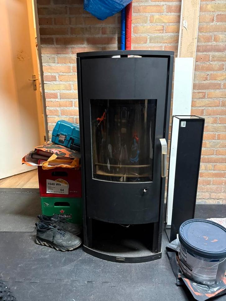 Gereviseerde Faber houtkachel, Huis en Inrichting, Haarden, Zo goed als nieuw, Houthaard, Ophalen