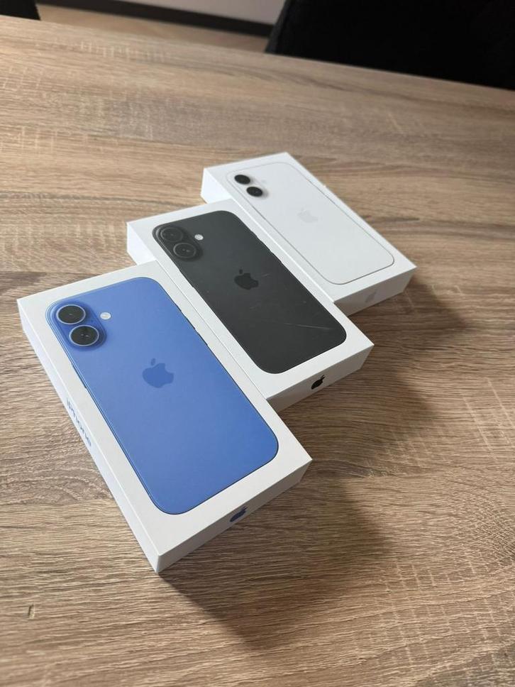 iPhone 16 – 128GB – Zwart, Blauw of Wit – NIEUW & Geseald, Telecommunicatie, Mobiele telefoons | Apple iPhone, Nieuw, 128 GB, Zonder abonnement