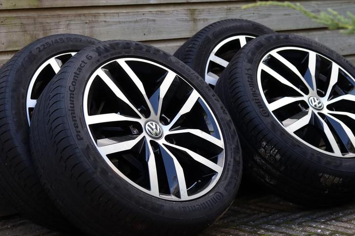 VW Madrid Velgen 17 inch Origineel 225/45/R17 4x, Auto-onderdelen, Banden en Velgen, Velg(en), Zomerbanden, 17 inch, 225 mm, Personenwagen
