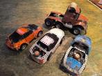 4 Meccano modellen - 3x auto; 1x vrachtwagen, Overige merken, Gebruikt, Auto, Groter dan 1:32