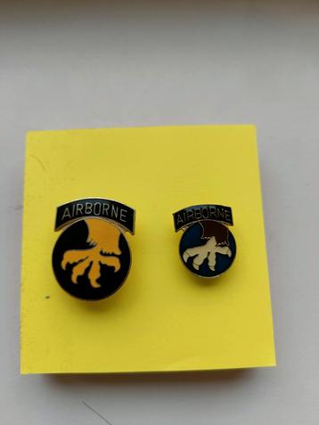 Us 17th airborne pins/dui beschikbaar voor biedingen