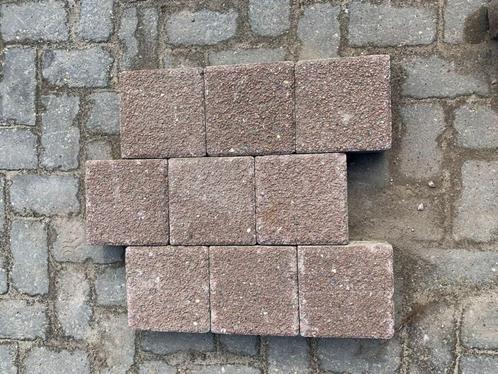 Dubbelklinkers Rood 8cm, Tuin en Terras, Tegels en Klinkers, Gebruikt, Klinkers, Beton, 10 m² of meer, Ophalen