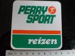 sticker perry sport reizen logo, Verzenden, Zo goed als nieuw, Bedrijf of Vereniging