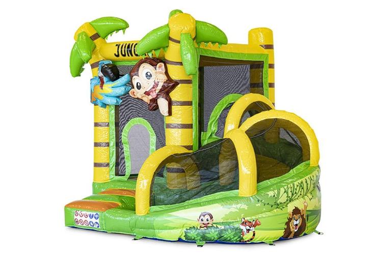 Te koop Springkussen Mini met Slide Jungle, Hobby en Vrije tijd, Feestartikelen | Verhuur, Nieuw, Overige, Ophalen