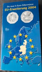 Herdenkings € 5 uitbreiding Eurolanden, Postzegels en Munten, Ophalen of Verzenden, Oostenrijk, Zilver