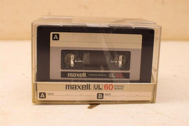 5 stuks Maxell cassettebandjes 46989, Cd's en Dvd's, Cassettebandjes, Gebruikt, Overige genres, 1 bandje, Ophalen of Verzenden