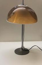 Vintage tafellamp GEPO 1973 acryl kap, Ophalen, Mid century, 50 tot 75 cm, Metaal