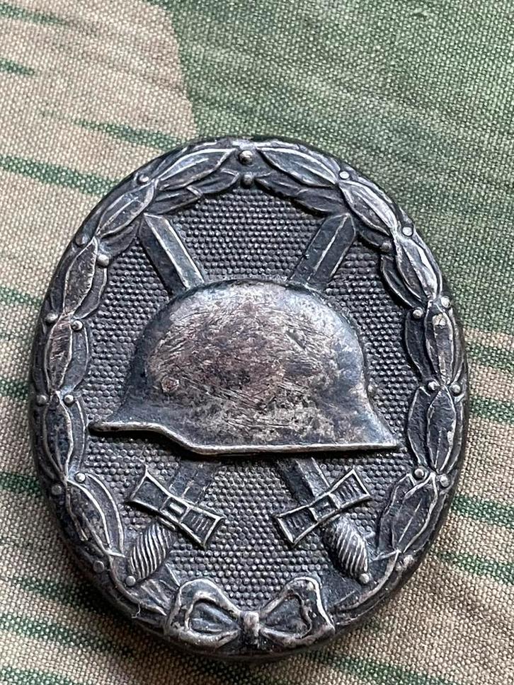 WW2 Duitse VWA in zwart, geden*zificeerd, Verzamelen, Militaria | Tweede Wereldoorlog, Landmacht, Lintje, Medaille of Wings, Duitsland
