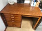Houten bureau jaren 60, Huis en Inrichting, Ophalen, Gebruikt