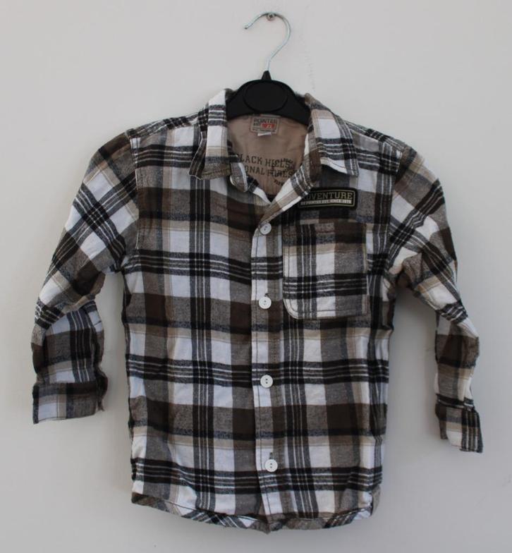 Flanel overhemd van Pointer 92, Kinderen en Baby's, Kinderkleding | Maat 92, Gebruikt, Jongen, Overhemd of Blouse, Ophalen of Verzenden