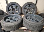 Breedset keskin 16 inch 7.5 j en 9j opknappers 4x100, Ophalen, 215 mm, 16 inch, Zomerbanden