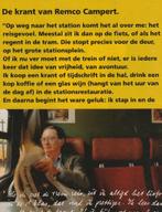 Retro reclame 1997 NS trein met Remco Campert, Verzamelen, Verzenden, Overige typen