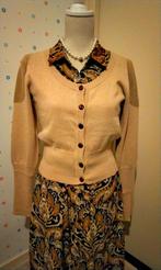 Circle of Centleman , kort camel kleurig vest,  maat S-M., Ophalen of Verzenden, Zo goed als nieuw, Maat 38/40 (M), Bruin