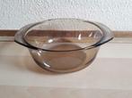Bruin glazen schaal, 1,5 liter, Huis en Inrichting, Keuken | Servies, Gebruikt, Ophalen of Verzenden, Overige stijlen, Glas