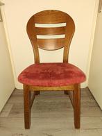 Eetkamerstoelen (4 stuks), Huis en Inrichting, Stoelen, Ophalen, Gebruikt, Vier, Rood