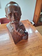 Prachtige houten sculptuur van Keizer Wilhelm II Doorn., Antiek en Kunst, Ophalen