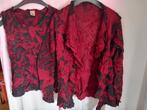 Twinset Indies, style Issey Miyake, Ophalen of Verzenden, Zo goed als nieuw, Maat 38/40 (M), Rood