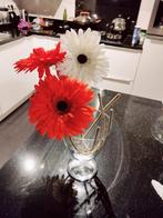 Mooie vaas met kunstbloemen, Ophalen of Verzenden, Zo goed als nieuw, Binnen