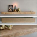 Zwevende wandplank - decoratief schap eikenhout 67,5cm #195, Houtatelier M.Y., Info@myhoutatelier.nl, Nieuw, Ophalen of Verzenden