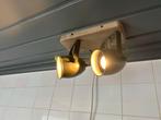 Industriele plafondlamp met 2 spots, Ophalen, Gebruikt, Metaal, Industrieel