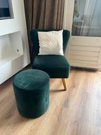 Stoel met poef, Huis en Inrichting, Fauteuils, Ophalen of Verzenden