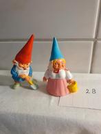 David en Lisa,  kabouters Rien Poortvliet,  rubber BRB,  9cm, Verzamelen, Ophalen of Verzenden, Zo goed als nieuw