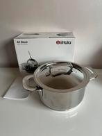 Nieuw in Doos Iittala Tools Hackman Steel Kookpan 2,5 L, Kookpan of Snelkookpan, Nieuw, Ophalen of Verzenden, Rvs