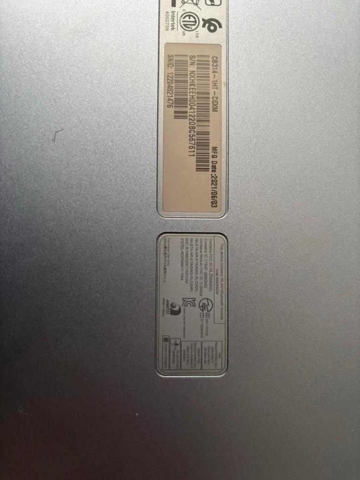 Acer Chromebook CB314 - Goedkoop!, Computers en Software, Chromebooks, Gebruikt, 14 inch, 4 GB of minder, 32 GB of minder, Qwerty