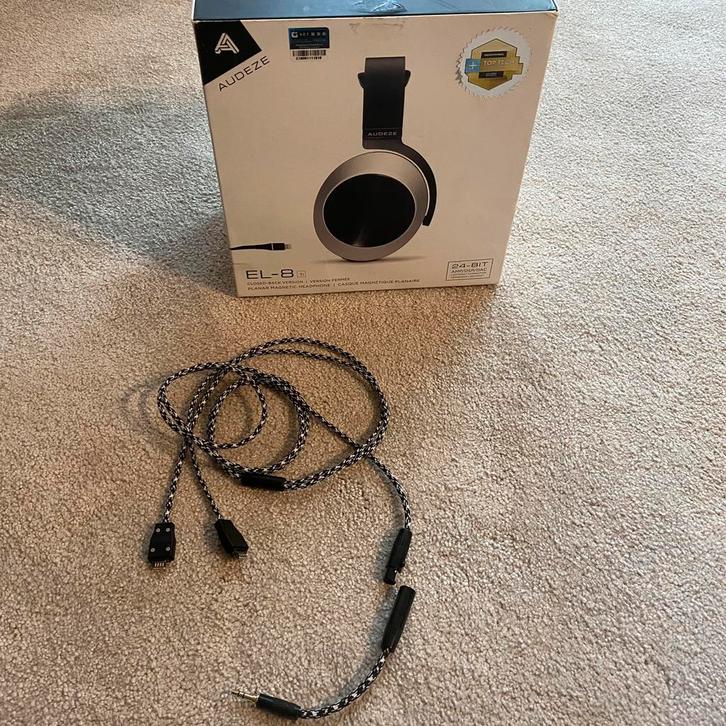 Audeze EL-8 Titanium, Audio, Tv en Foto, Koptelefoons, Zo goed als nieuw, Over oor (circumaural), Overige merken, Ophalen of Verzenden