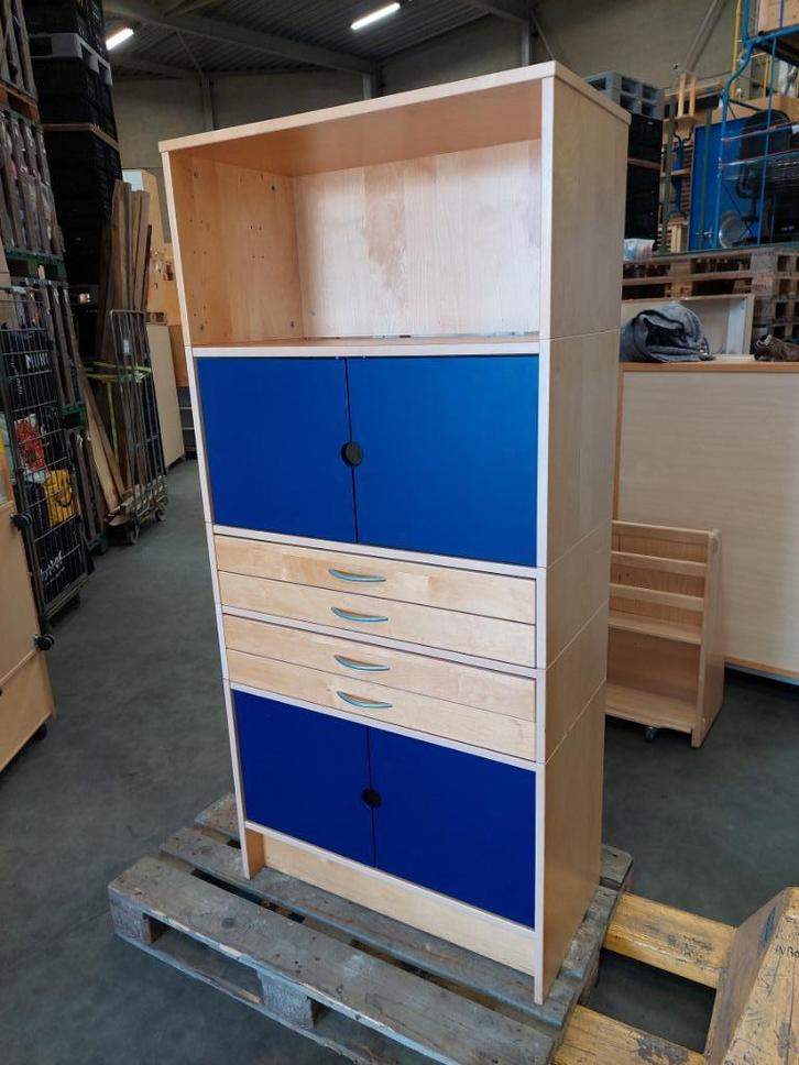 Ikea Effektiv kast - modulaire kast : 5 elementen, Huis en Inrichting, Kasten | Roldeurkasten en Archiefkasten, Zo goed als nieuw