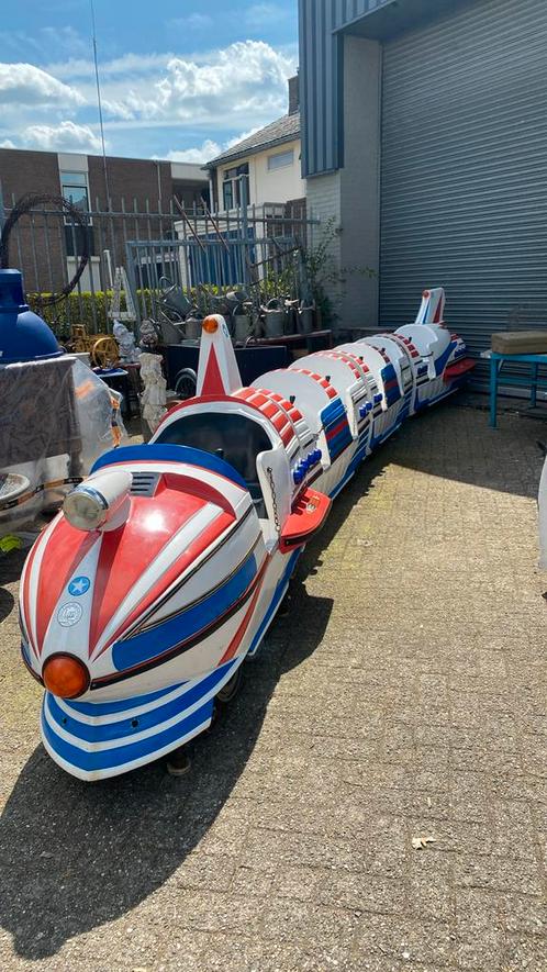 Space  train met rails elektrice, Verzamelen, Automaten | Overige, Zo goed als nieuw, Verzenden