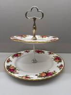 Vintage Royal Albert Etagère met Rozenmotief, Huis en Inrichting, Woonaccessoires | Etagères, Ophalen of Verzenden, Gebruikt