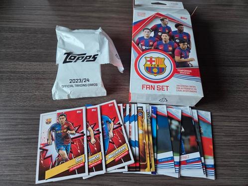 Topps teamset Barcelona 2023-2024 - 26 trading cards + /299, Verzamelen, Sportartikelen en Voetbal, Nieuw, Poster, Plaatje of Sticker