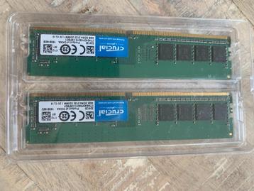Crucial DDR4 UDIMM 2x 4GB beschikbaar voor biedingen