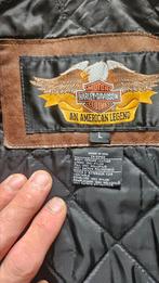 Harley davidson  bruin leren jas, Ophalen, Tweedehands, Jas | leer