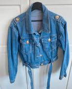 NEW Leuke Spijkerjas met gouden knopen maat s/m, Verzenden, Zo goed als nieuw, Blauw