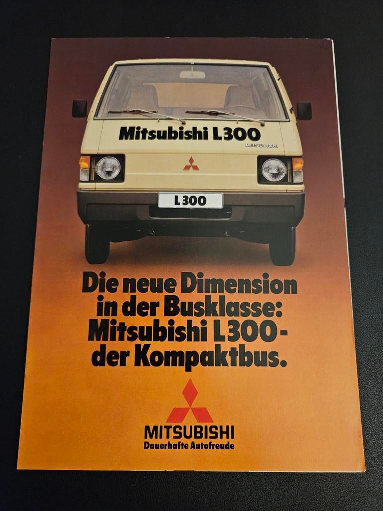 Brochure Mitsubishi L300 1981, Ophalen of Verzenden, Zo goed als nieuw, Mitsubishi