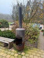 Houtkachel - Gebruikt, maar goed!, Tuin en Terras, Vuurkorven, Ophalen, Gebruikt, Vuurton