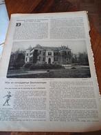 Artikel Huis Doorn 1909, Ophalen of Verzenden, Voor 1920, Knipsel(s)