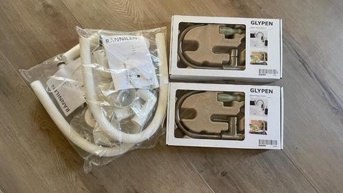 2x Ikea Glypen mengkraan (RVS) & 2x Rännilen Sifon/afvoer, Doe-het-zelf en Verbouw, Sanitair, Nieuw, Kraan, Rvs, Ophalen of Verzenden