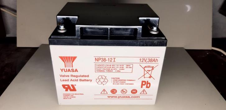 Yuasa NP38-12I NP 12V 38Ah AGM vliesbatterij, Audio, Tv en Foto, Accu's en Batterijen, Zo goed als nieuw, Oplaadbaar, Ophalen of Verzenden