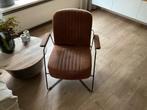 Mooie  en stoere bruine Fauteuil, Ophalen, Zo goed als nieuw, 75 tot 100 cm, 50 tot 75 cm