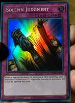 Yu-Gi-Oh! Solemn Judgment MAZE 1st Edition !, Verzenden, Zo goed als nieuw, Losse kaart, Foil