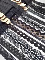 Supermooi vintage katoenen zwart kant pakket, Ophalen of Verzenden, Nieuw, Kant