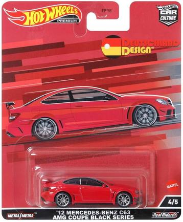 Hot Wheels Premium '12 Mercedes-Benz C63 AMG Coupe Black Ser beschikbaar voor biedingen