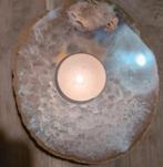 Agaat Waxinelichthouder, Overige materialen, Nieuw, Ophalen of Verzenden, Bruin