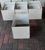 3x ladekast,  1 deurtje voor ikea kallax Vakkenkast, Ophalen, Zo goed als nieuw