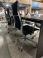 2st Vitra E119 bureaustoelen verstel & neigbaar nero leder, Ophalen of Verzenden, Zo goed als nieuw, Zwart