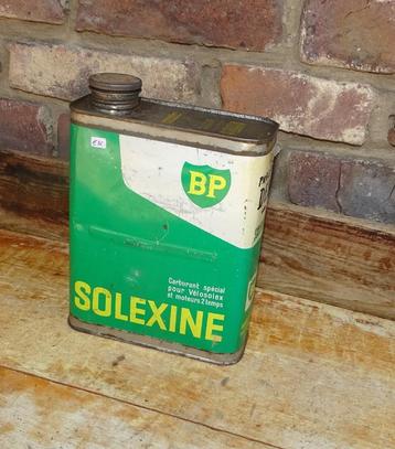 leeg blik solexine olie van bp beschikbaar voor biedingen